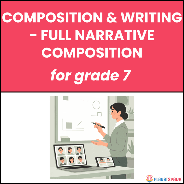 Class 7 English Worksheet on Narrative Writing