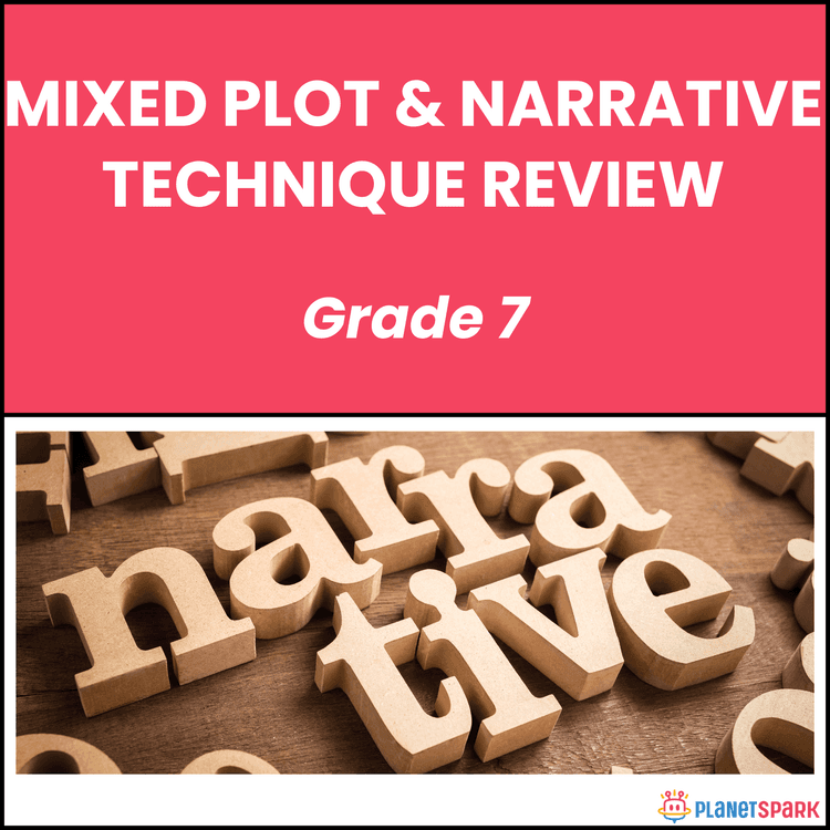 Class 7 English Worksheet on Plot Technique Review