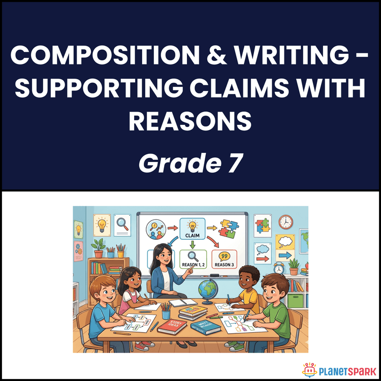 Class 7 English Worksheet on Supporting Claims
