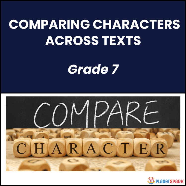 Class 7 Grammar Worksheet on Comparing Characters