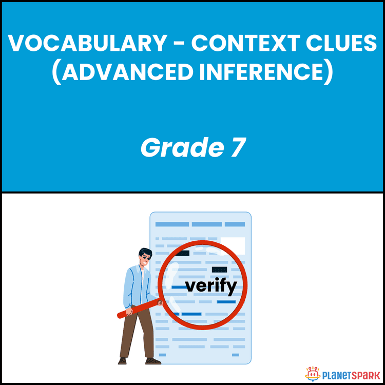 Class 7 Grammar Worksheet on Inference Skills