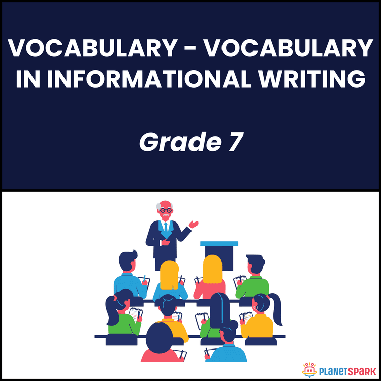 Class 7 Grammar Worksheet on Informational Writing