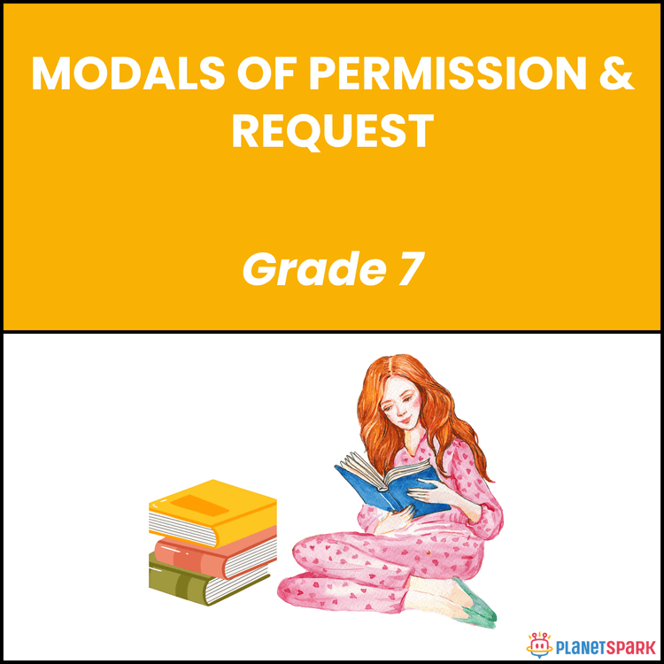 Class 7 Grammar Worksheet on Modals Permission Request