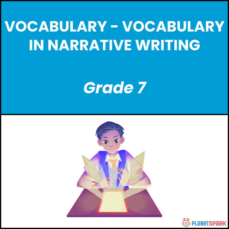 Class 7 Grammar Worksheet on Narrative Writing