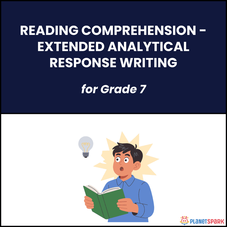 Class 7 Reading Comprehension Worksheet on Response