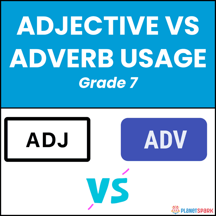 Class 7 Worksheet on Adjective vs Adverb Usage