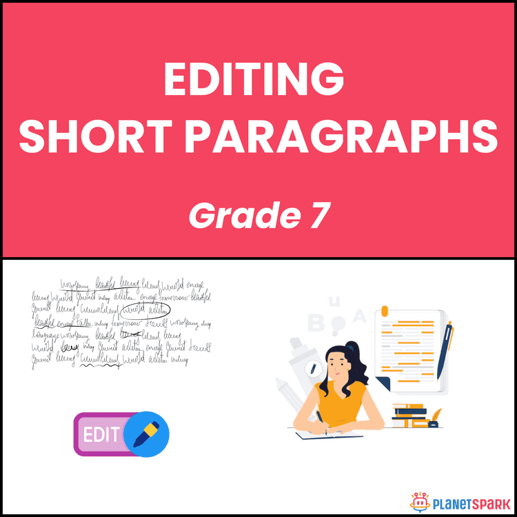 Class 7 Worksheet on Editing Short Paragraphs