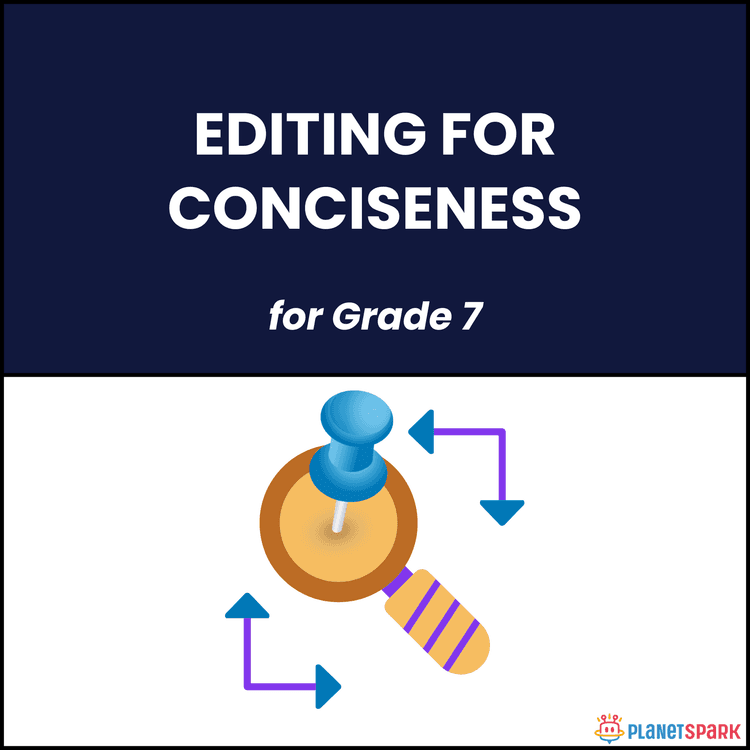 Class 7 Worksheet on Editing for Conciseness