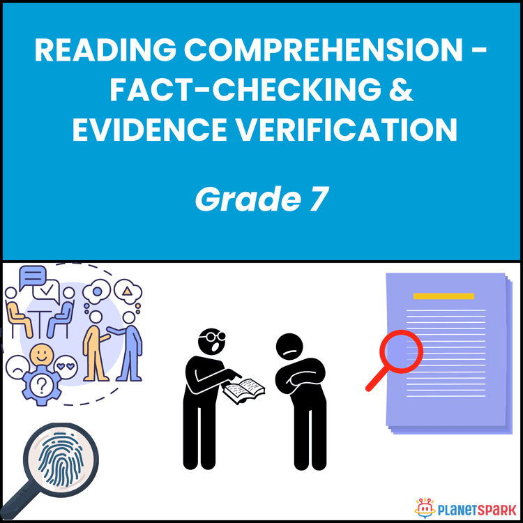 Class 7 Worksheet on Fact-Checking & Evidence