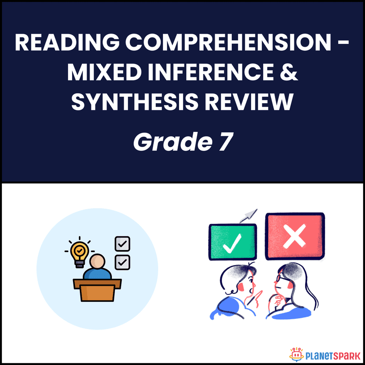 Class 7 Worksheet on Inference & Synthesis in Texts