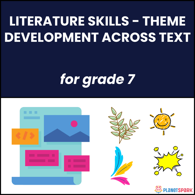 Class 7 Worksheet on Theme Development Across Text