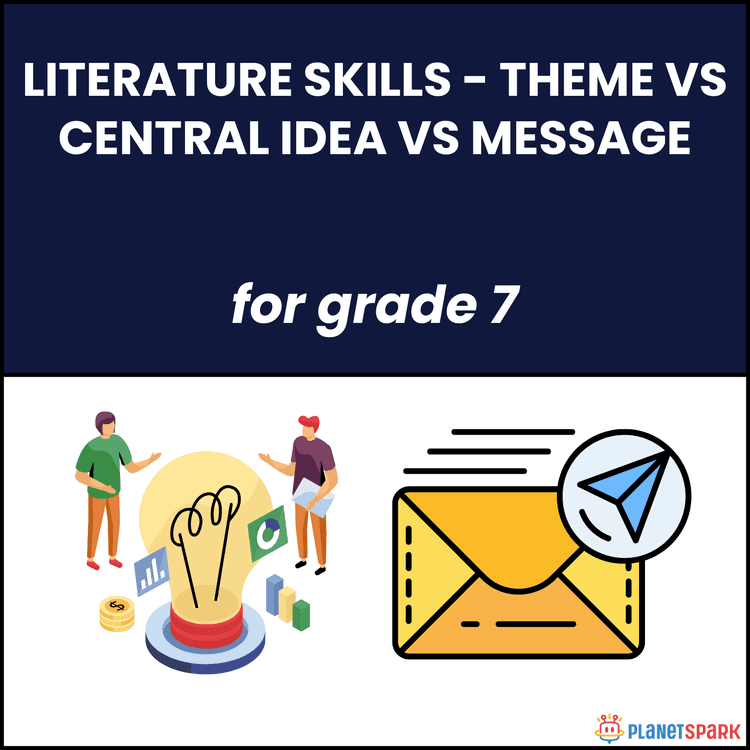Class 7 Worksheet on Theme vs Idea vs Message