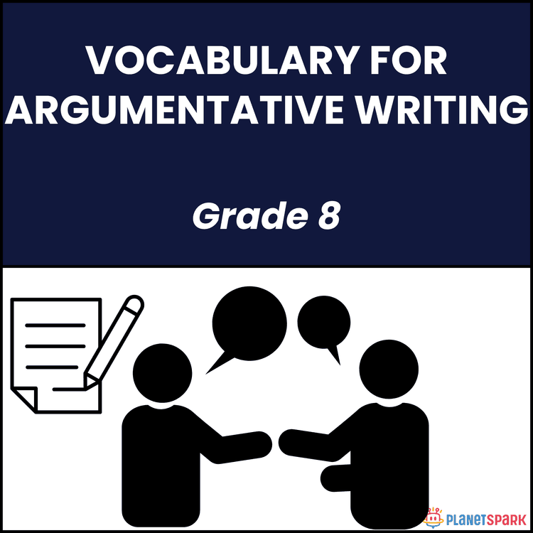 Class 8 English Worksheet on Argument Vocabulary
