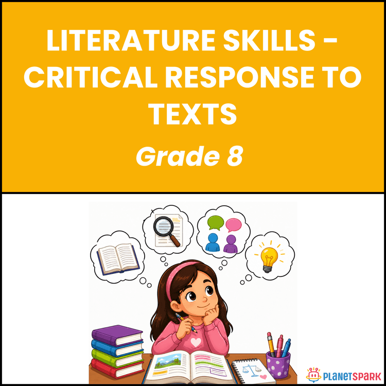 Class 8 English Worksheet on Critical Responses
