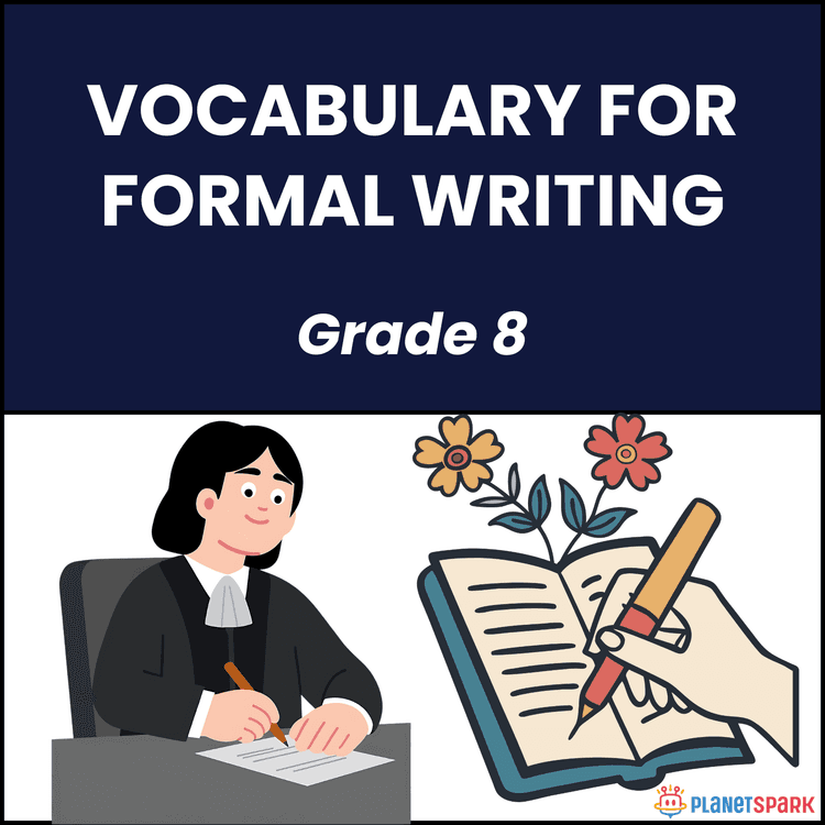 Class 8 English Worksheet on Formal Vocabulary