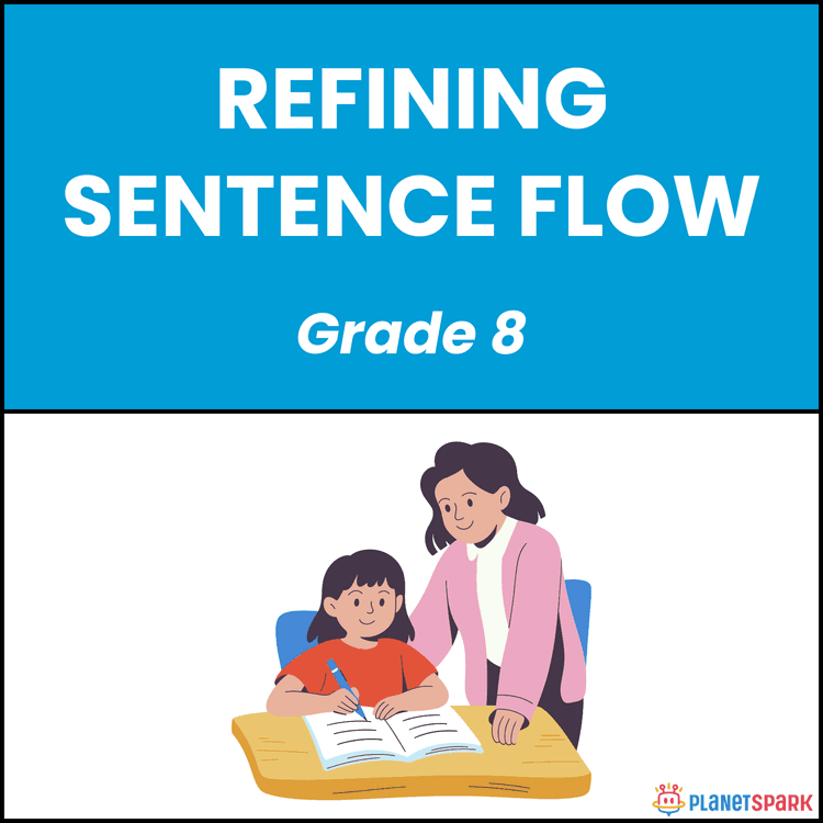 Class 8 Grammar Worksheet on Sentence Fluency