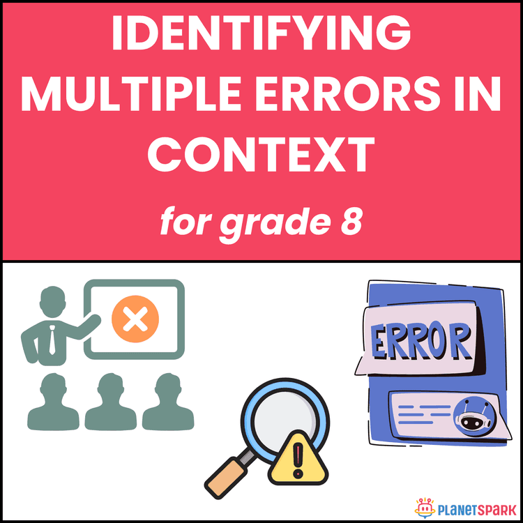 Class 8 Identifying Multiple Errors in Context