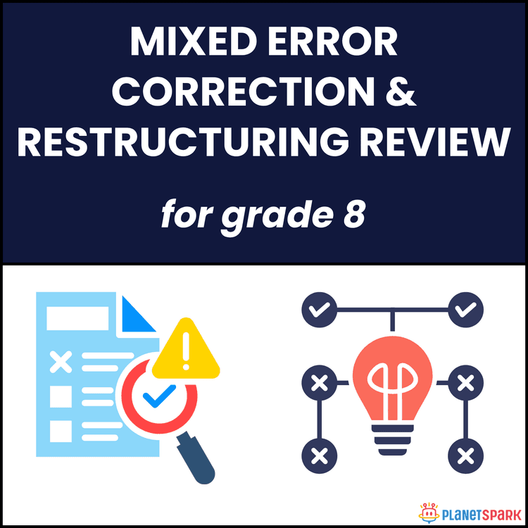 Class 8 Mixed Error Correction & Restructure Review