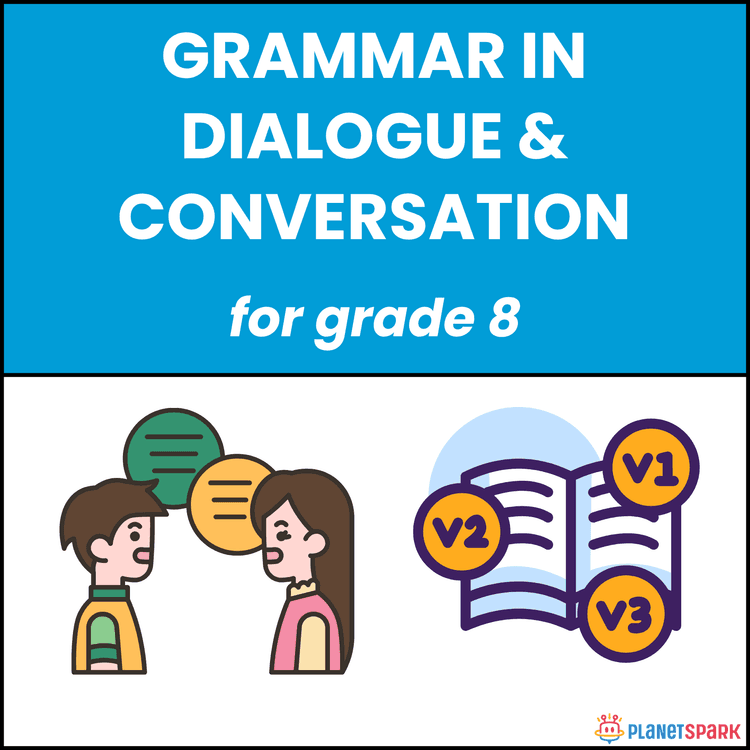 Class 8 Worksheet on Dialogue and conversations