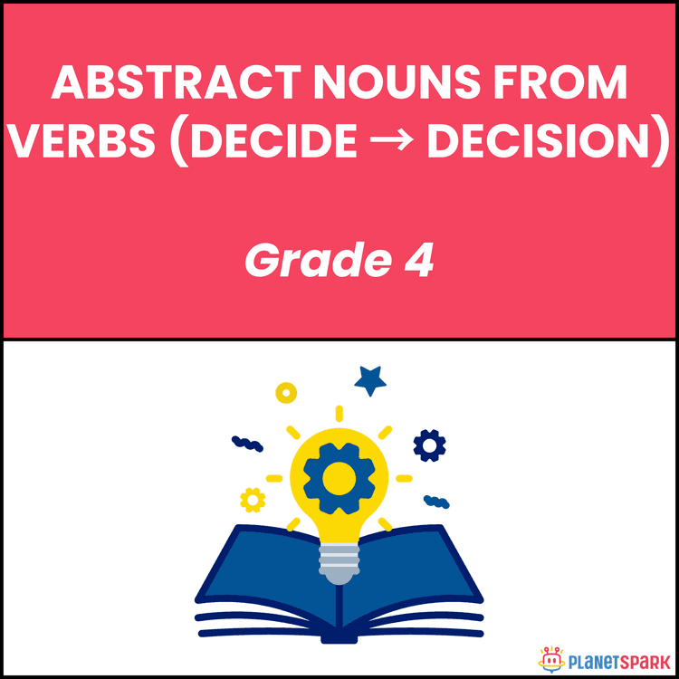 Grade 4 Abstract Nouns English Worksheet Practice