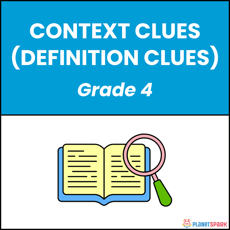 Grade 4 English Worksheet on Definition Clues
