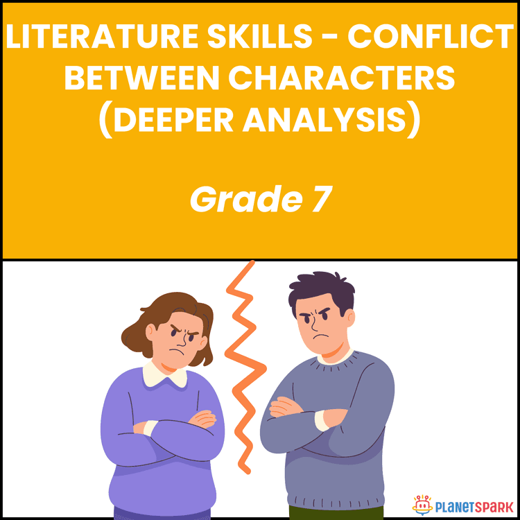 Grade 7 English Worksheet on Conflict in Characters
