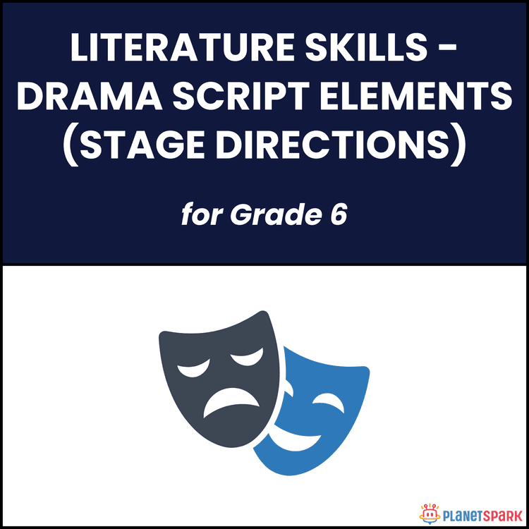 Class 6 English Worksheet on Stage Directions