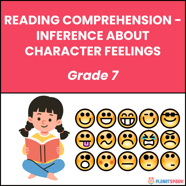 Class 7 Grammar Worksheet on Character Feelings