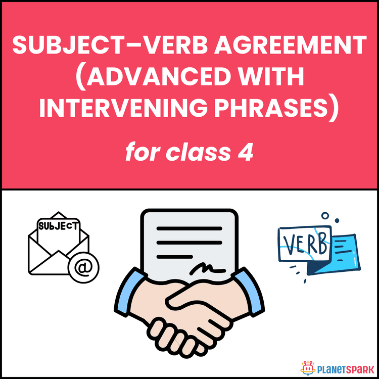 Class 4 Grammar Worksheet on Subject Verb Agreement