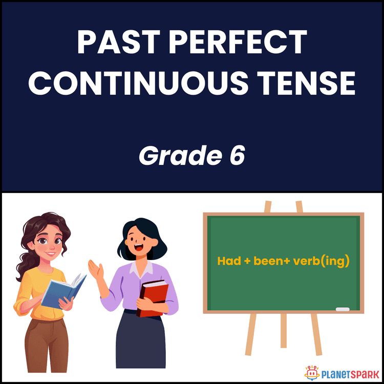 Class 6 Worksheet on Past Perfect Continuous